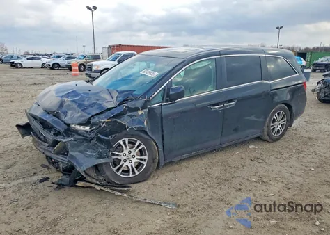 2012 Honda Odyssey Exl z USA, uszkodzony, nr VIN 5FNRL5H63CB120840